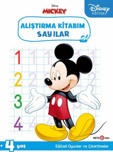 NessiWorld Disney Eğitsel Çıkartmalı Mickey Alıştırma Kitabım